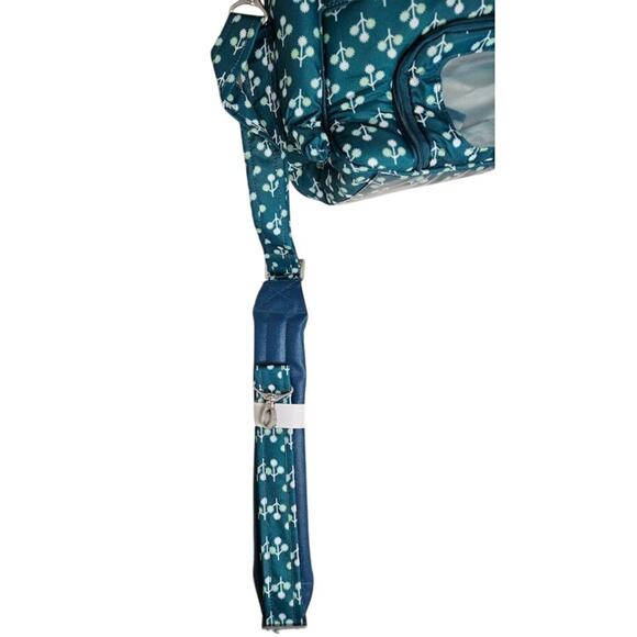Lug Carry All Bag TukTuk New with Tags Aqua Teal Orchard Print Grad, Vaca, Baby - Picture 5 of 7